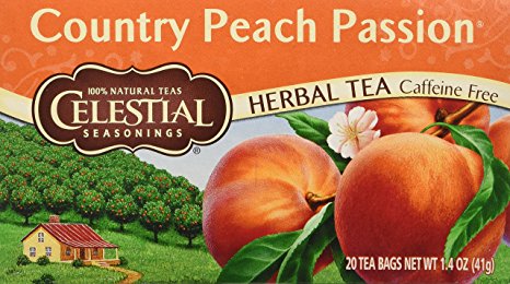 Celestial Seasonings Herbal Tea,Country Peach Passion, (2 Pack)