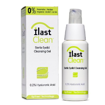 Ilast Clean 50 mL Sterile Eyelid Cleansing Gel, Preservative-Free, Fragrance-Free