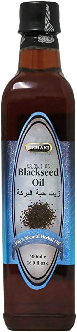 Hemani 100% Natural Black Seed Oil - Cold Pressed - 500ml
