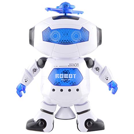 Smartcraft Dancing Robot with LED Light and Music, Multi Color