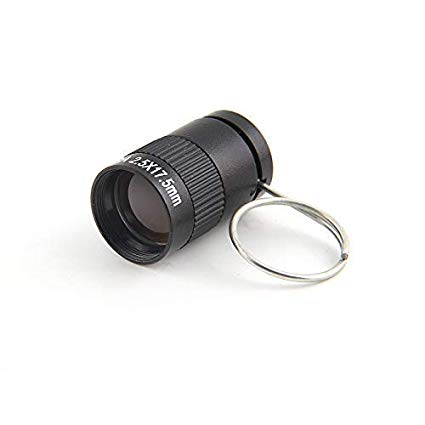 Ultralight Mini Spy Telecsope 22.5x17.5mm Thumb Monocular Handheld Mini Pocket Monocular Telescope (Black)