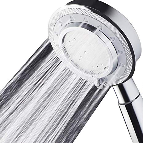 Nosame Shower,High Pressure Handheld Shower Head with ON/Off Pause Switch 3-Settings Water Saving Showerhead, Chrome Finish Bathroom Shower Accessorie (Nosame shower heand 2)