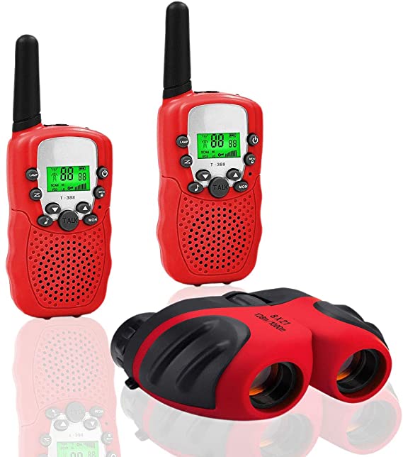 Happy Gift Kids Walkie Talkies and Binoculars for Kids-“Vox Box” Best Gift for Kids,1Set