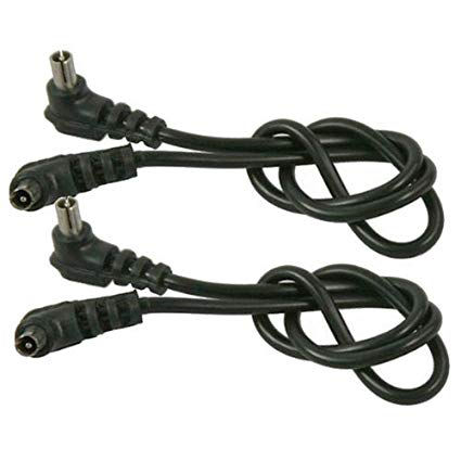2 x 12 Male to Male Flash PC Sync Cable Cord 2xPC