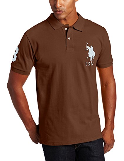 U.S. Polo Assn. Men's Solid Short-Sleeve Pique Polo Shirt