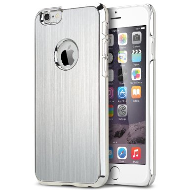 iPhone 6S Case,ULAK [Chrome] iPhone 6S Hard Case [Brushed Metal] [Thin] [Slim Fit] for Apple iPhone 6S & iPhone 6 4.7 Inch (Silver)