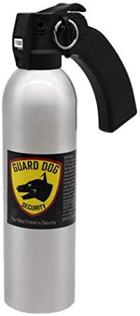 Guard Dog Security Pepper Spray Pistol Grip 24 oz - Police Strength with UV dye - 150 Bursts - Ideal for Home Security