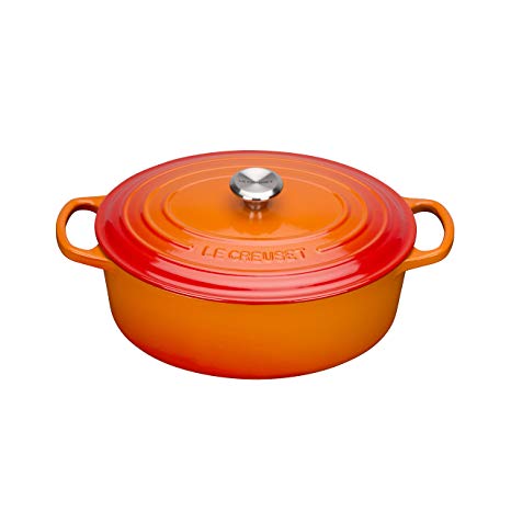 Le Creuset Signature Cast Iron Oval Casserole, 27 cm - Volcanic