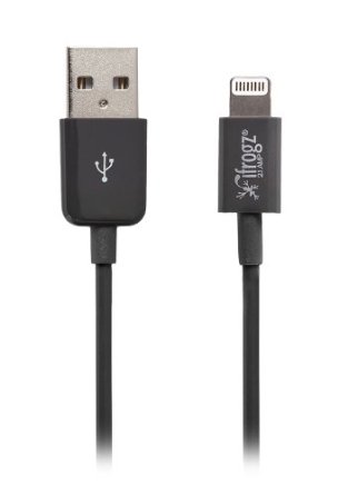 iFrogz Unique Sync Cable with Lightning Connector for Apple Devices - Black