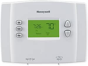 Honeywell Home 5-2 Day Programmable Thermostat/Not for Baseboard/Line Volt Heating Systems, Forced Air only