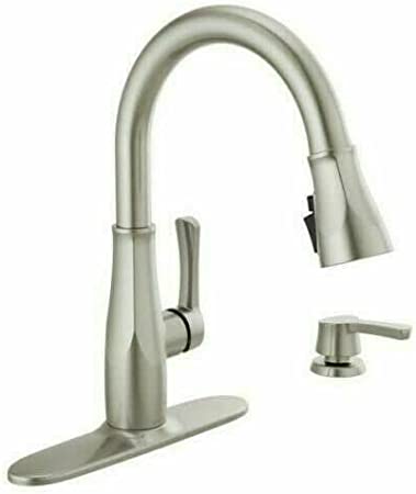 Delta Owendale Single-Handle Pull-Down Sprayer Kitchen Faucet with ShieldSpray Technology in SpotShield Stainless