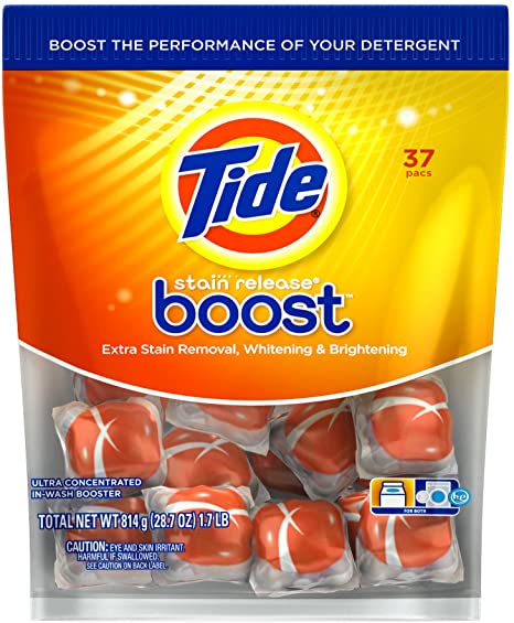 Tide Boost Duo Pac In-wash Booster, 37 ct