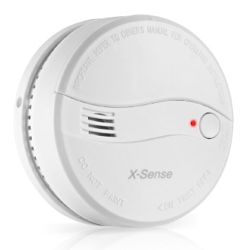 X-Sense DS22 Battery-Powered Home Smoke Detector Fire Alarm with Photoelectric Sensor; Easy Installation