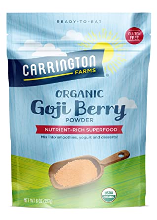 Carrington Farms Organic Goji  Berry Powder, 8 Ounce