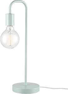 Globe Electric 65509 18" Table Lamp, Matte Pale Mint, Table Lamp for Living Room, Home Décor, Lamps for Bedrooms, Room Décor, Nightstand, Home Improvement, Lamp for Living Room, Reading Lamp, E26 Base