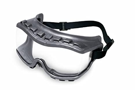 UVEX by Honeywell 763-S3810 Strategy Goggle, Indirect Vent, Neoprene Headband Gray Body, Clear Lens, Uvextra Anti-fog Coating, Clear