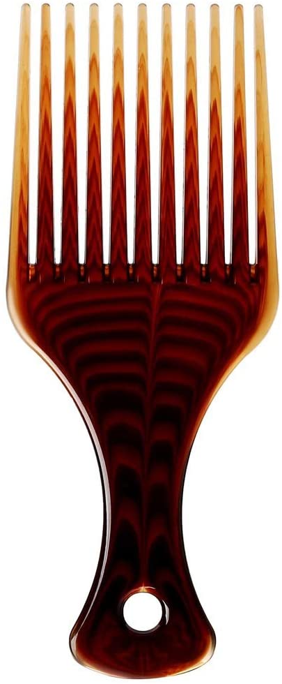 nuoshen Afro Hair Comb,Plastic Curly Hair Wide Tooth Comb for Fashion Hair Style