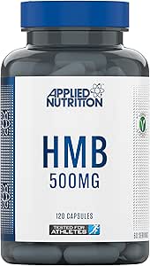 Applied Nutrition HMB Supplement - HMB 500mg Capsules, Metabolite of Leucine, for Muscle Growth & Repair (120 Capsules - 60 Servings)