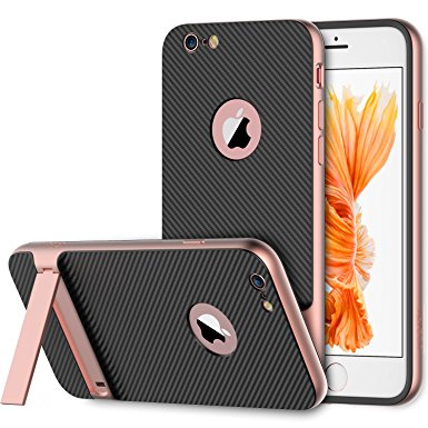 iPhone 6s Case, JETech Slim-Fit iPhone 6 Case with Self Stand for Apple iPhone 6 6s 4.7 (Rose) - 3381