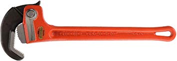 Ridgid, 10358, Rapid Pipe Wrench, 14 In, Cast Iron