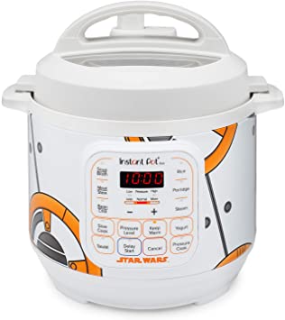 Instant Pot 110-0033-01 3Qt Star Wars Duo Mini 3-Qt. Pressure Cooker, White-BB-8