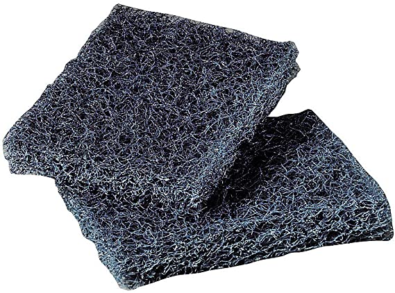 Scouring Pad, 5" L x 3-1/2" W, Blue, PK10