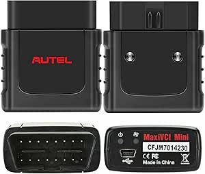 Autel MaxiVCI VCI Mini OBD2 Scanner Bluetooth Universal Communication Interface Equipment OEM Diagnostic Functions Work with Autel Scanner MK808BT MK808TS MX808TX MP808TS MS906S TS608