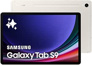 Samsung Galaxy Tab S9 WiFi Android Tablet, 256GB Storage, S Pen Included, Unlocked, Beige, 3 Year Extended Warranty (UK Version)