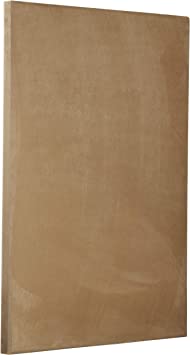 ATS Acoustic Panel 24x36x2 Inches, Square Edge, in Camel Microsuede