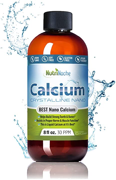 NutriNoche Liquid Calcium Supplement - 30 PPM of Colloidal Liquid Calcium - Best Calcium Supplement