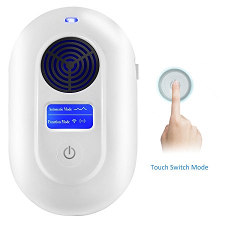 Electronic Mouse Repellent with LCD Display - Ultrasonic Pest Control Repeller