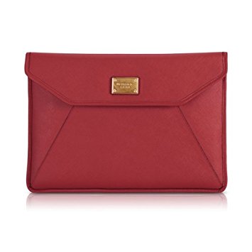 Michael Kors Saffiano Leather Slim Sleeve for Macbook Air 11" Red