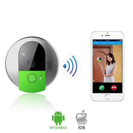 WOHOME® BA02 Wi-Fi Video Doorbell Camera, Doorbell Chime with Motion Sensor for Apple IOS and Android