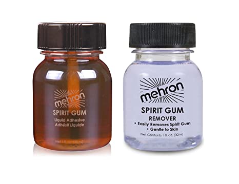 Mehron Makeup Spirit Gum & Remover Combo Kit, 30 ML