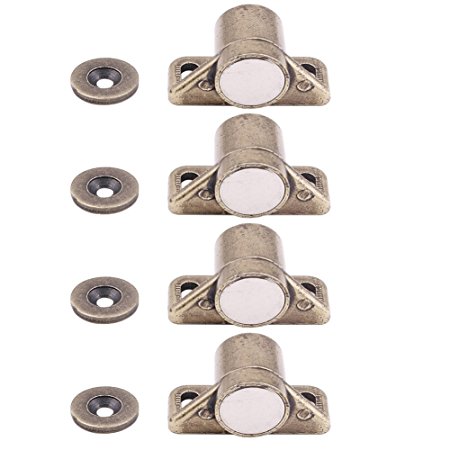 Welldoit Cabinet & Door Magnetic Latch Catch Cabinet Hardware Fittings Set of 4