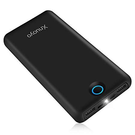 Xnuoyo Powerbank 20000mAh Power Banks Portable Phone Charger Compatible with iPhone, iPad, iPod, Samsung & Most Smart Phones