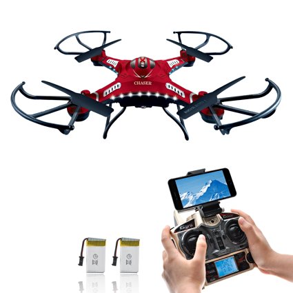 Drone with HD Camera, Potensic® F183W 4CH Six-Axis RC Quadcopter Drone 2MP Camera Helicopter FPV 2.4GHZ Phone Quadcopter with WiFi, 360 Degree Rollover