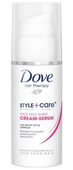 Dove Style   Care Cream Serum, Frizz-Free Shine 3.3 Ounces