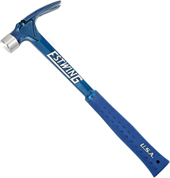 Estwing ESTE619S E6/19S E16/19S 19 Oz Blue Vinyl Gripped Ultra Framing Hammer, 19 Ounce