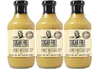 G Hughes Sugar Free Honey Mustard Dipping Sauce 18 oz (3 Pack)