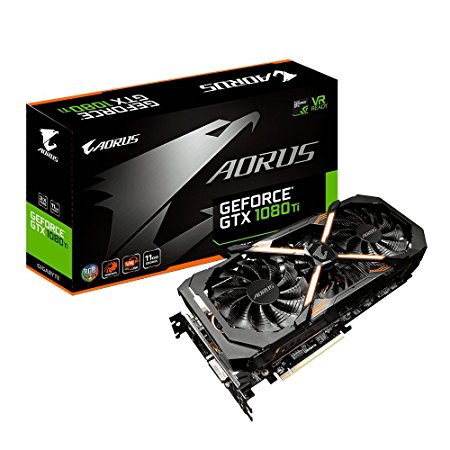 Gigabyte AORUS GeForce GTX 1080 Ti 11GB Graphic Cards GV-N108TAORUS-11GD