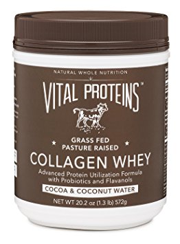 Vital Proteins Pasture-Raised, Grass-Fed Collagen Whey (Cocoa Coconut), 20.2 oz Canister