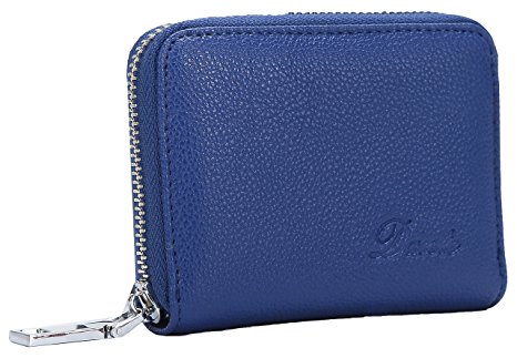 Dante RFID Blocking Leather Credit Card Wallet for Women, Mini Wallet