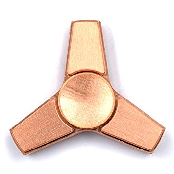 C3 Fidget Spinner in Stainless Steel, Red Copper & Brass. Same manufacturer & model as other so-called name brands. Spin times 3-5  minutes. Compact EDC Hand Spinner.