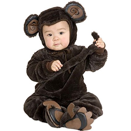 Plush Monkey Toddler Costume - 2T/4T Child (Toddler (2T-4T))