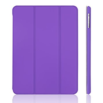 iPad Air Case, JETech Gold Serial iPad Air Slim-Fit Smart Case Cover for Apple iPad Air iPad 5 with Auto Sleep/Wake Feature (Purple) - 0467