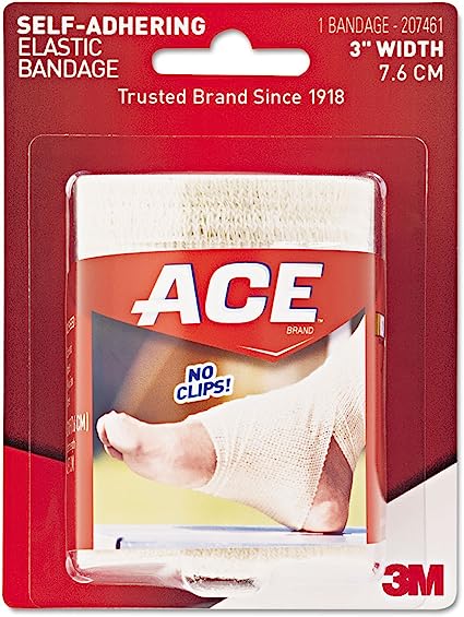 ACE Self-Adhering Elastic Bandage, 3 Inches, 1-Count