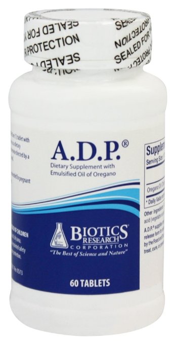 Biotics Research - ADP with Emulsified Oil of Oregano - 60 Tablets