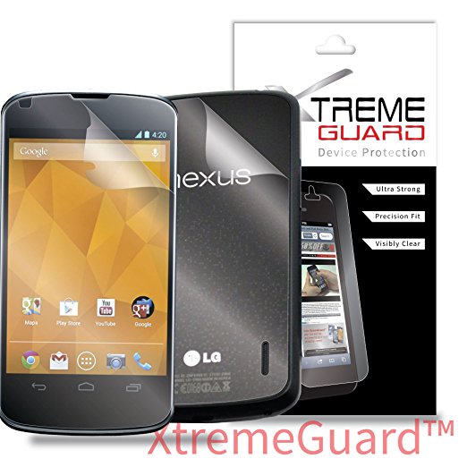 XtremeGUARD© LG Google Nexus 4 Screen Protector (Ultra CLEAR)