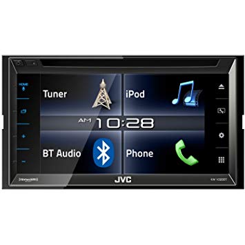 JVC 6.8-Inch In-Dash Touchscreen Receiver with Bluetooth | KWV320BT